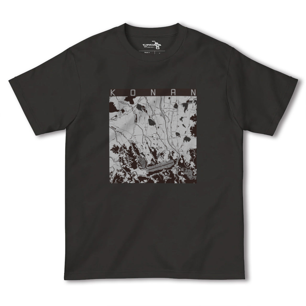 【香南(香川県)】地図柄ヘビーウェイトTシャツ