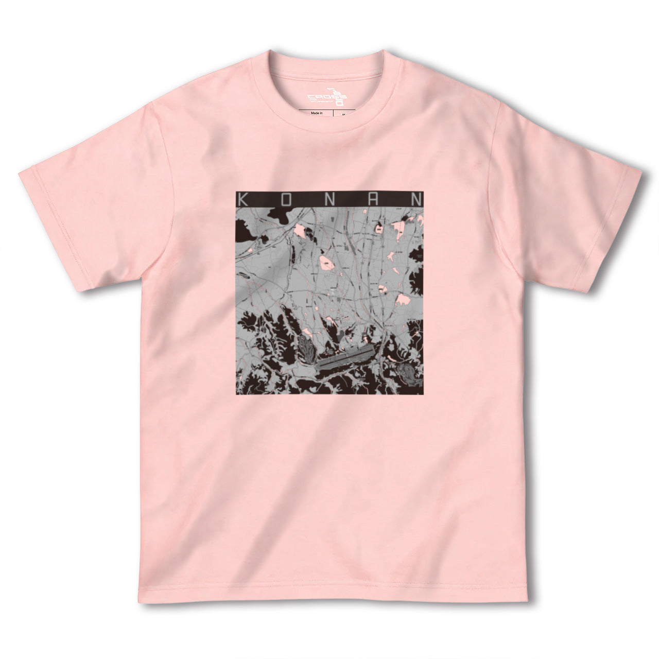 【香南(香川県)】地図柄ヘビーウェイトTシャツ