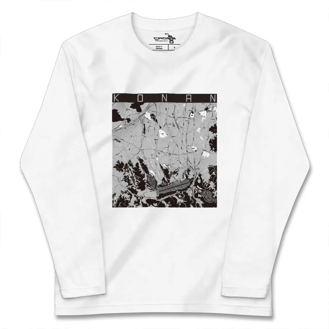 【香南(香川県)】地図柄ロングスリーブTシャツ