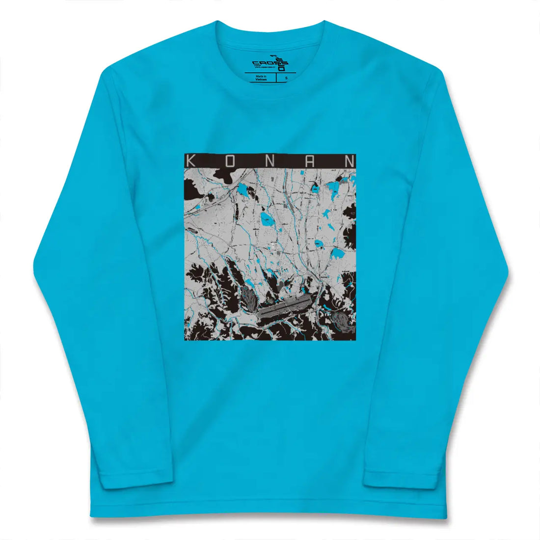 【香南(香川県)】地図柄ロングスリーブTシャツ