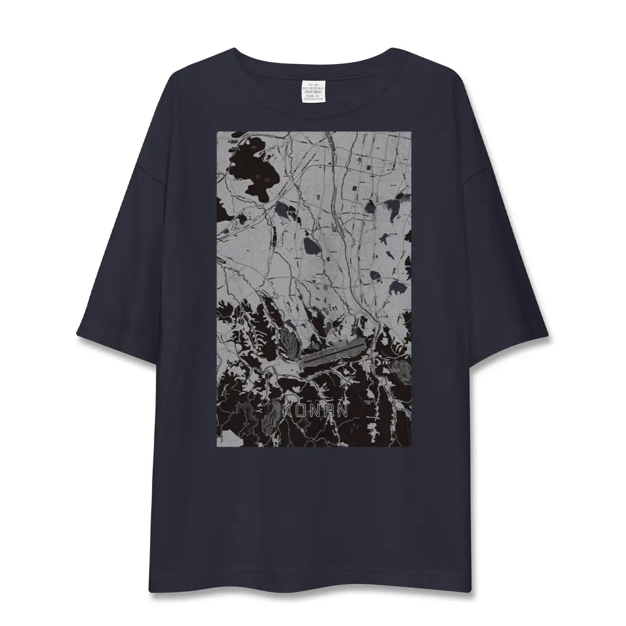 【香南(香川県)】地図柄ビッグシルエットTシャツ