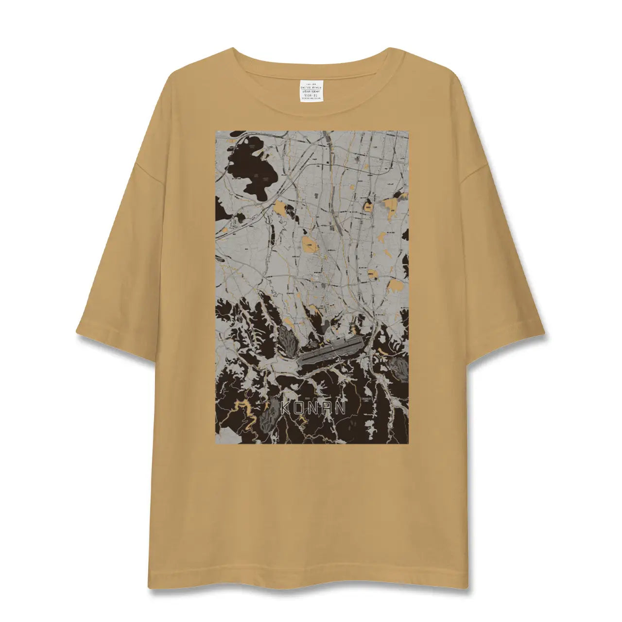 【香南(香川県)】地図柄ビッグシルエットTシャツ