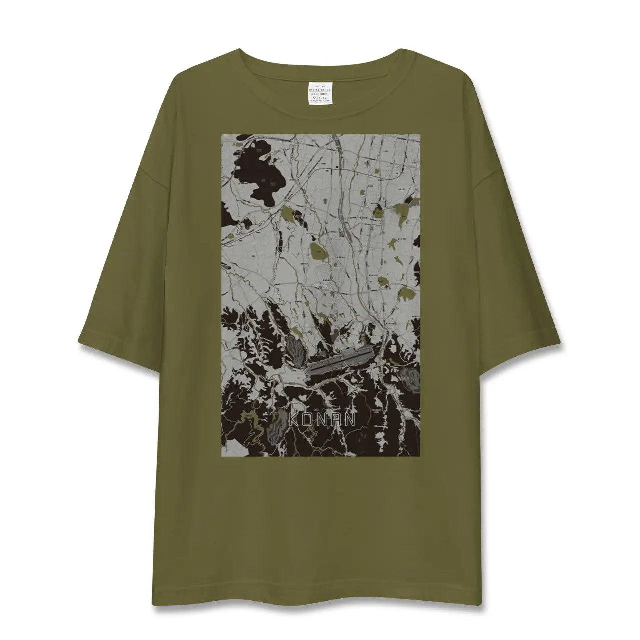 【香南(香川県)】地図柄ビッグシルエットTシャツ