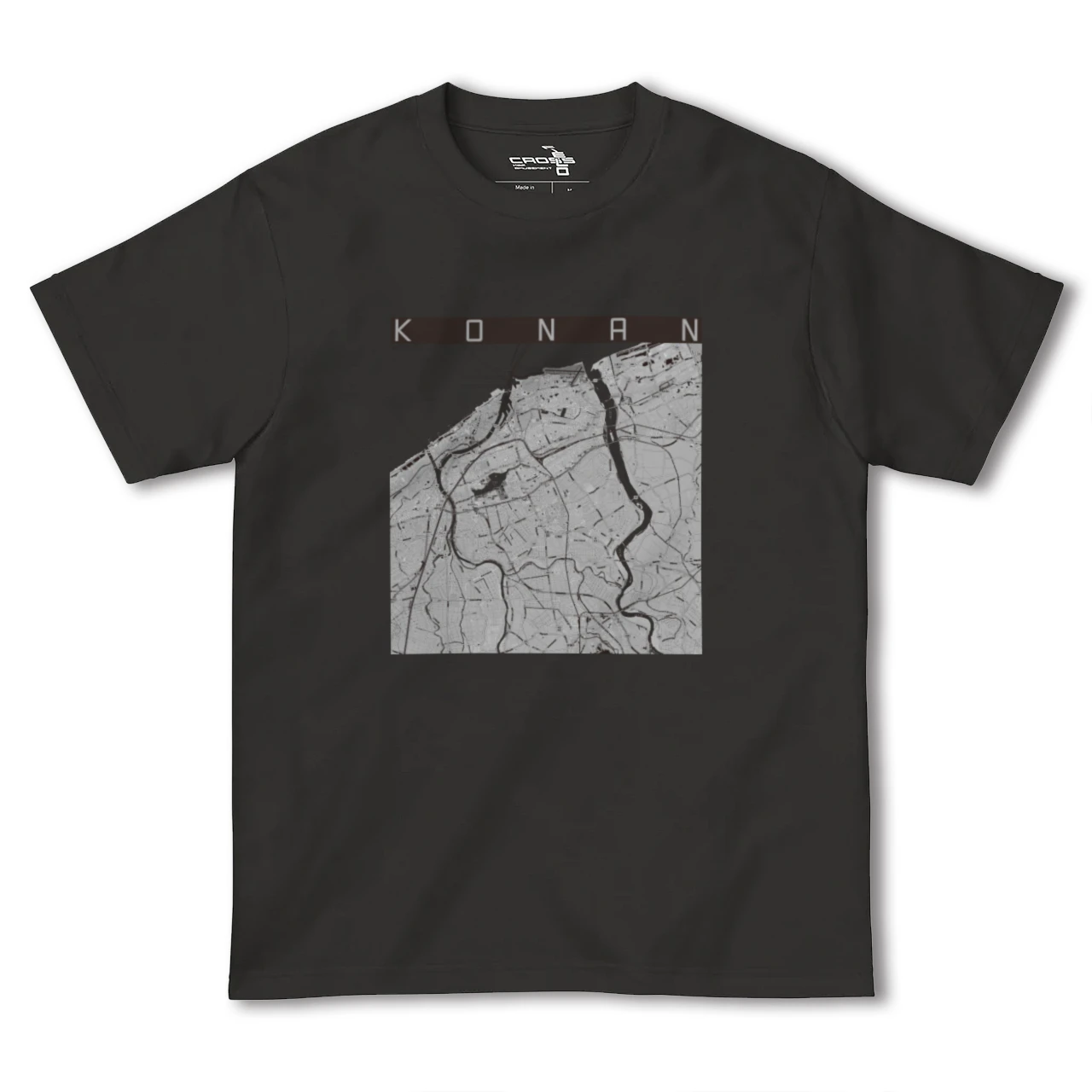 【江南(新潟県)(新潟県)】地図柄ヘビーウェイトTシャツ
