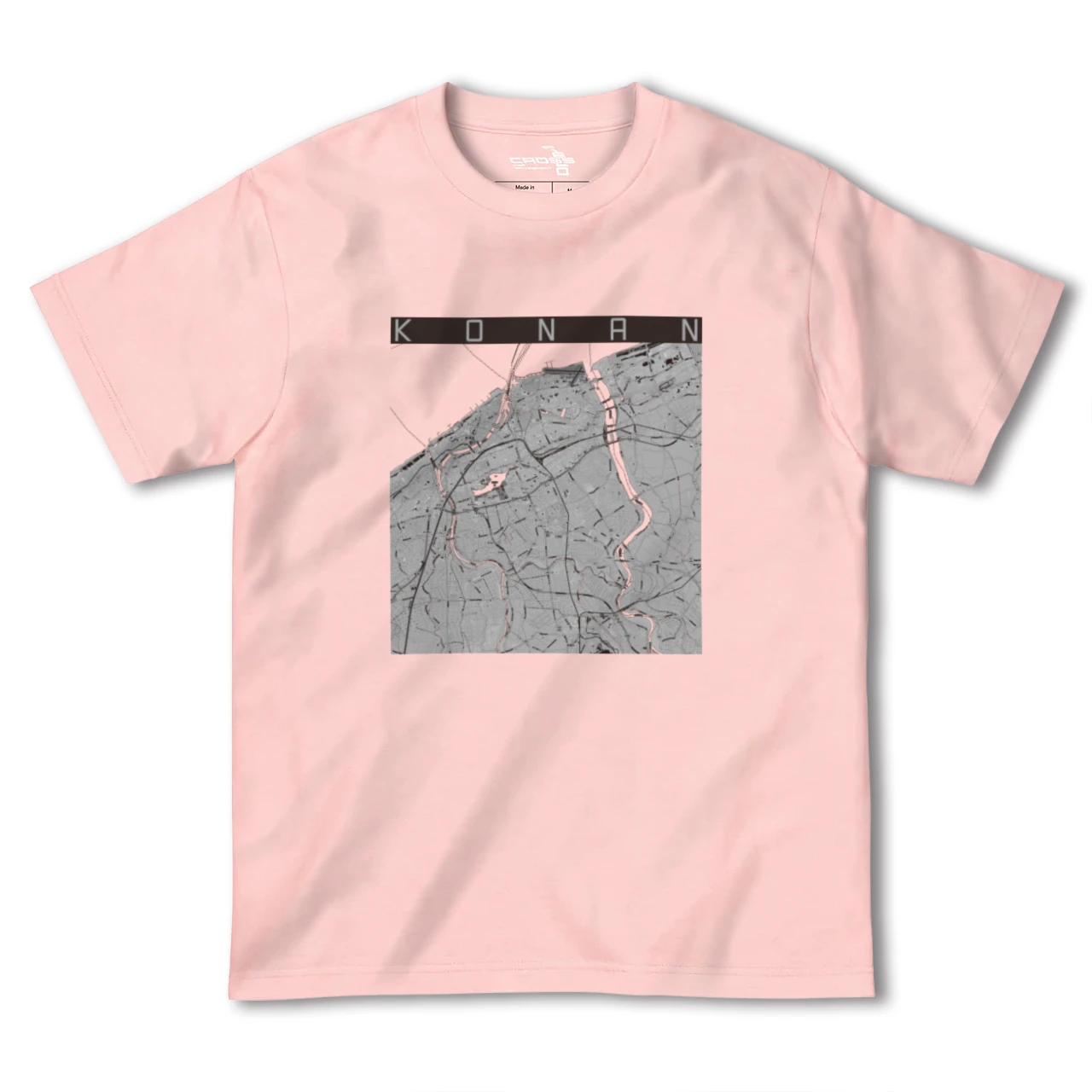 【江南(新潟県)(新潟県)】地図柄ヘビーウェイトTシャツ