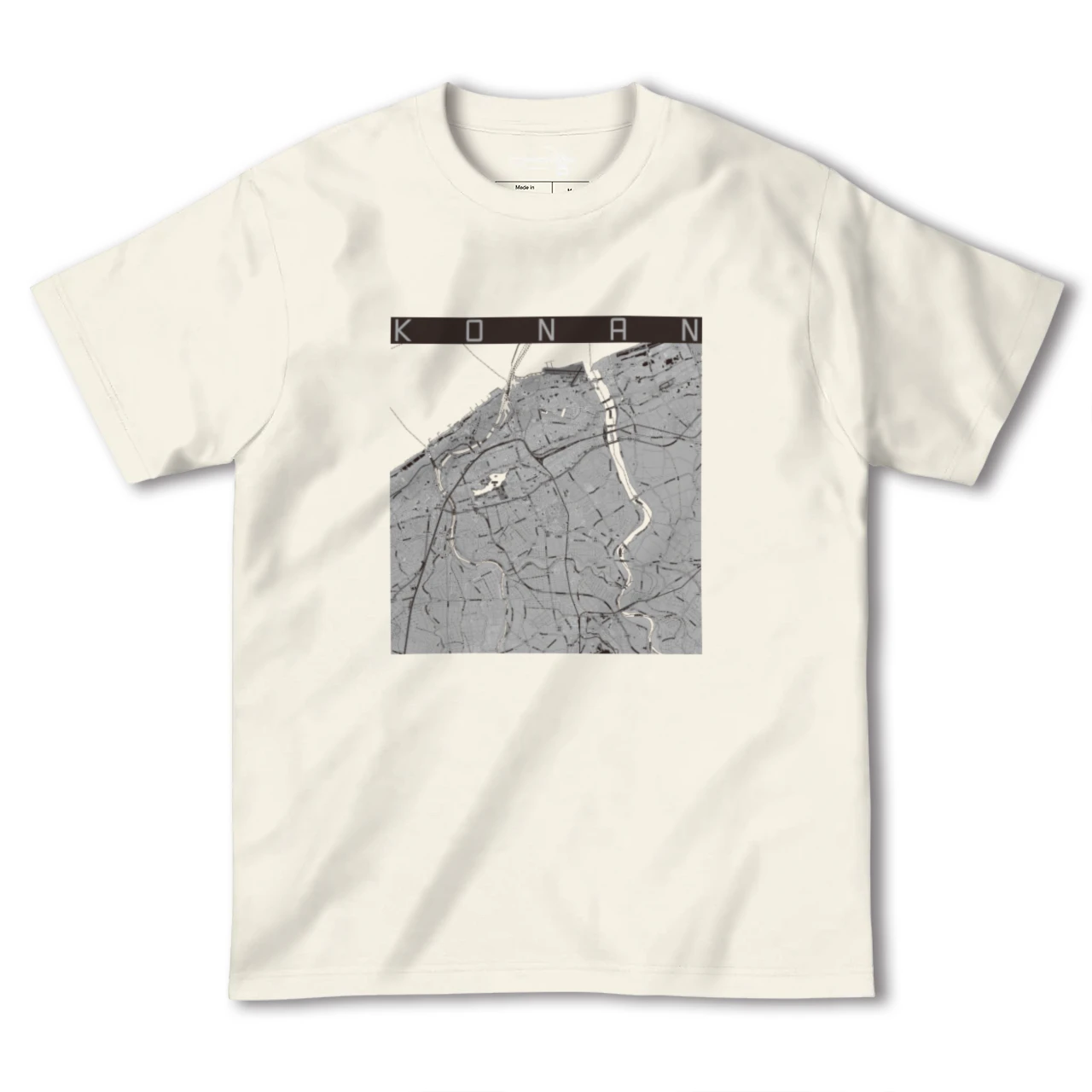 【江南(新潟県)(新潟県)】地図柄ヘビーウェイトTシャツ