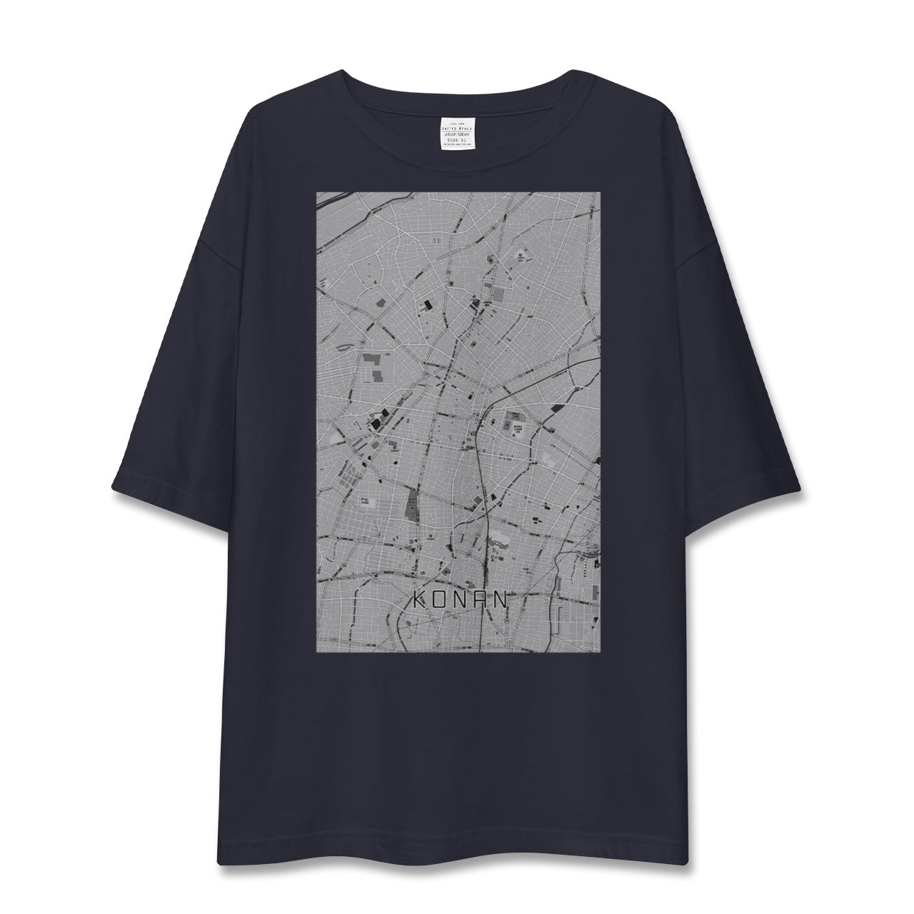 【江南(愛知県)】地図柄ビッグシルエットTシャツ