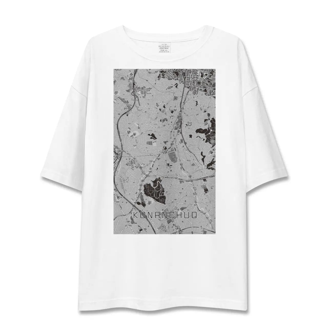 【港南中央(神奈川県)】地図柄ビッグシルエットTシャツ