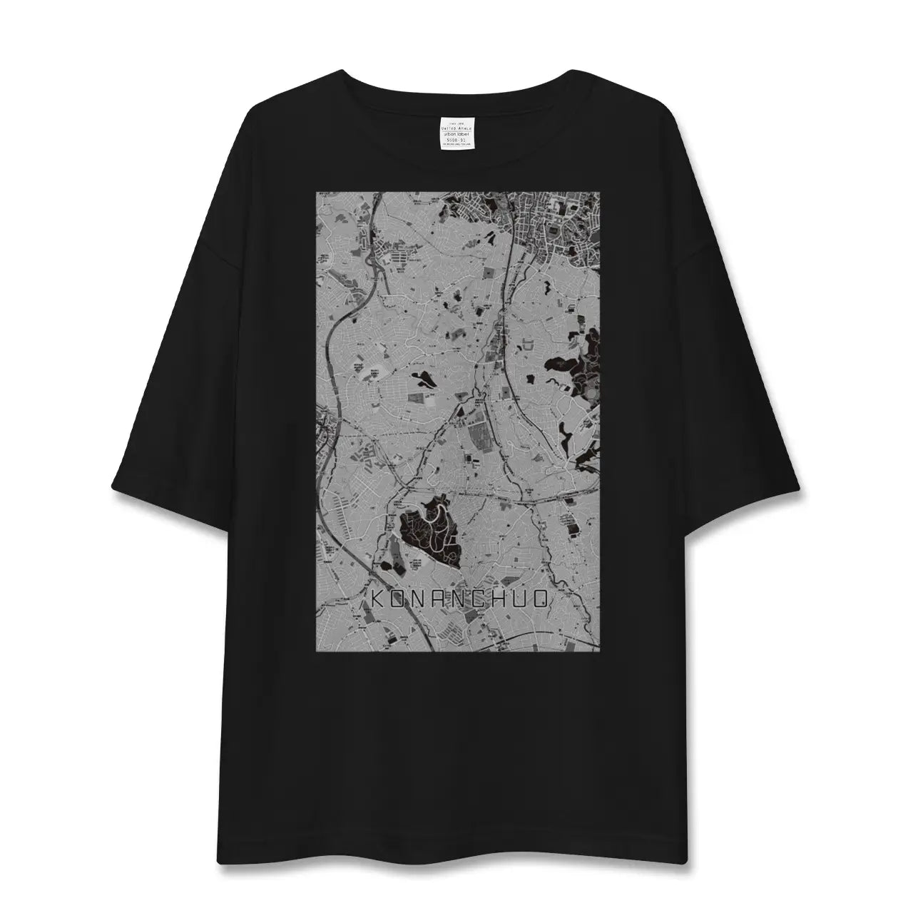 【港南中央(神奈川県)】地図柄ビッグシルエットTシャツ