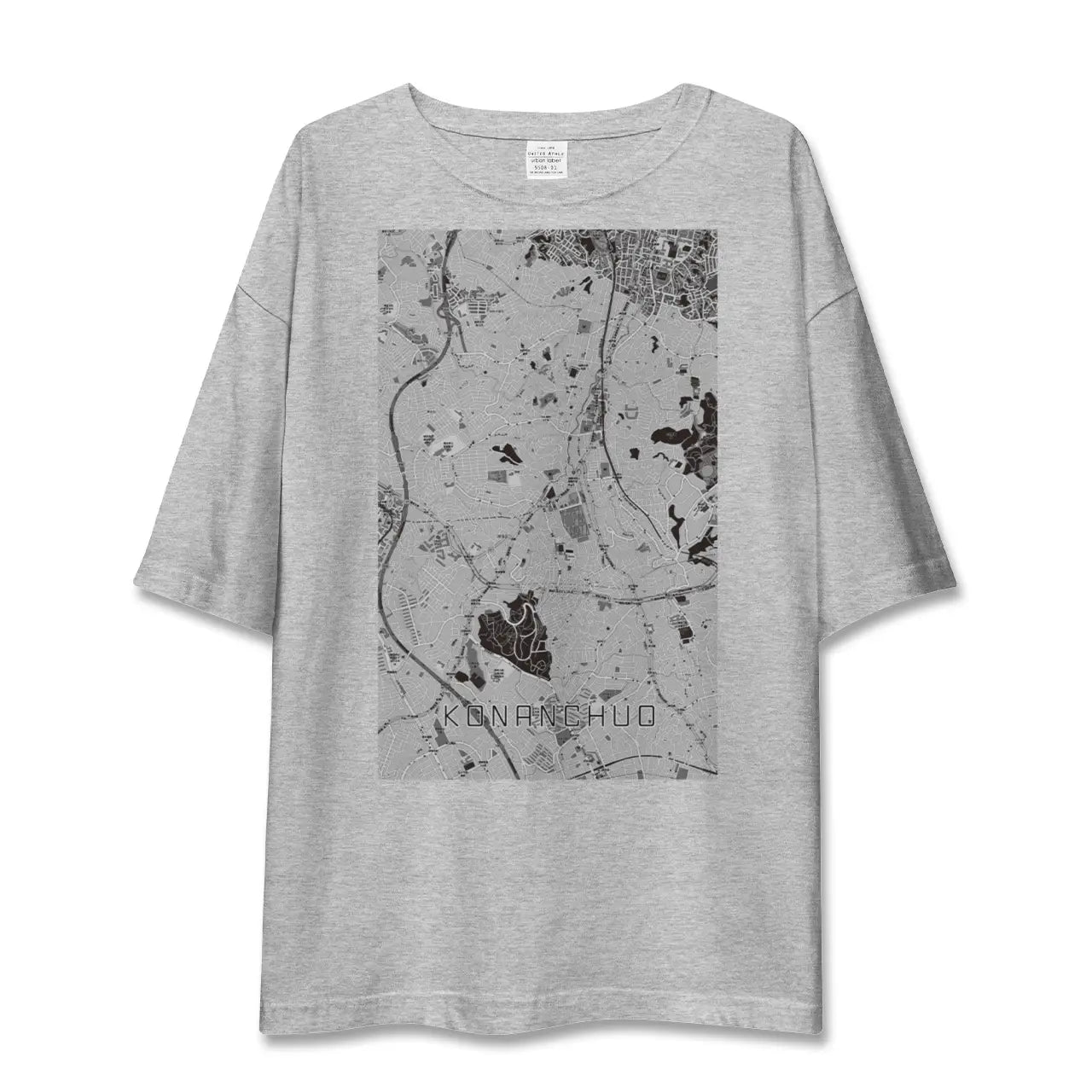 【港南中央(神奈川県)】地図柄ビッグシルエットTシャツ
