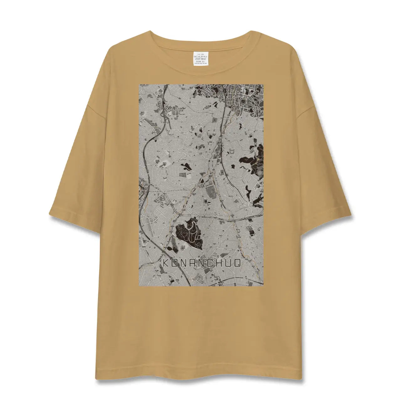 【港南中央(神奈川県)】地図柄ビッグシルエットTシャツ