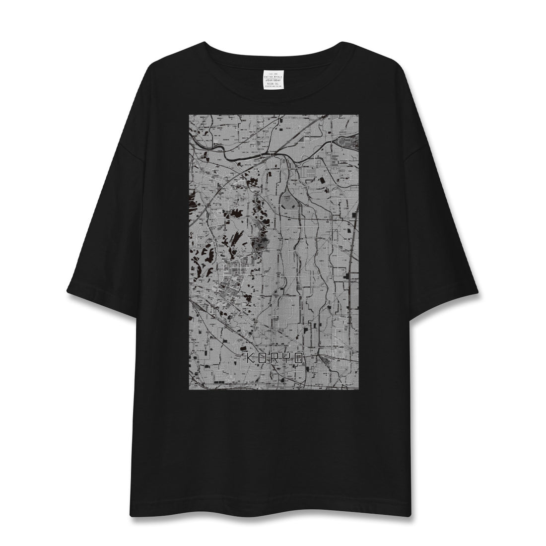 【広陵(奈良県)】地図柄ビッグシルエットTシャツ