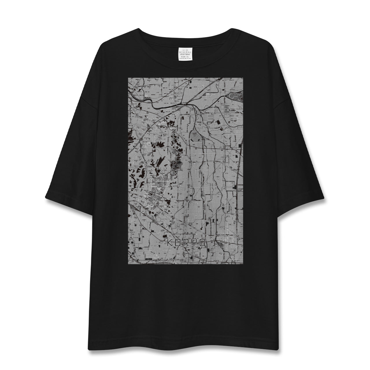 【広陵(奈良県)】地図柄ビッグシルエットTシャツ