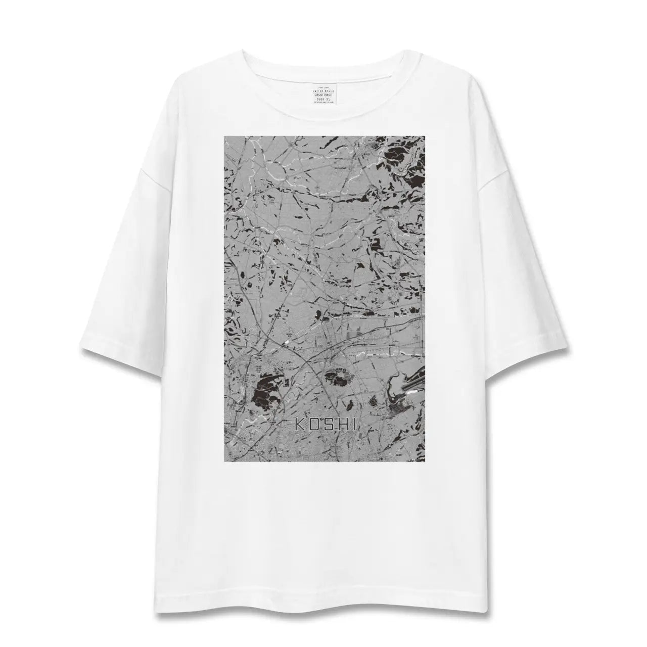 【合志(熊本県)】地図柄ビッグシルエットTシャツ