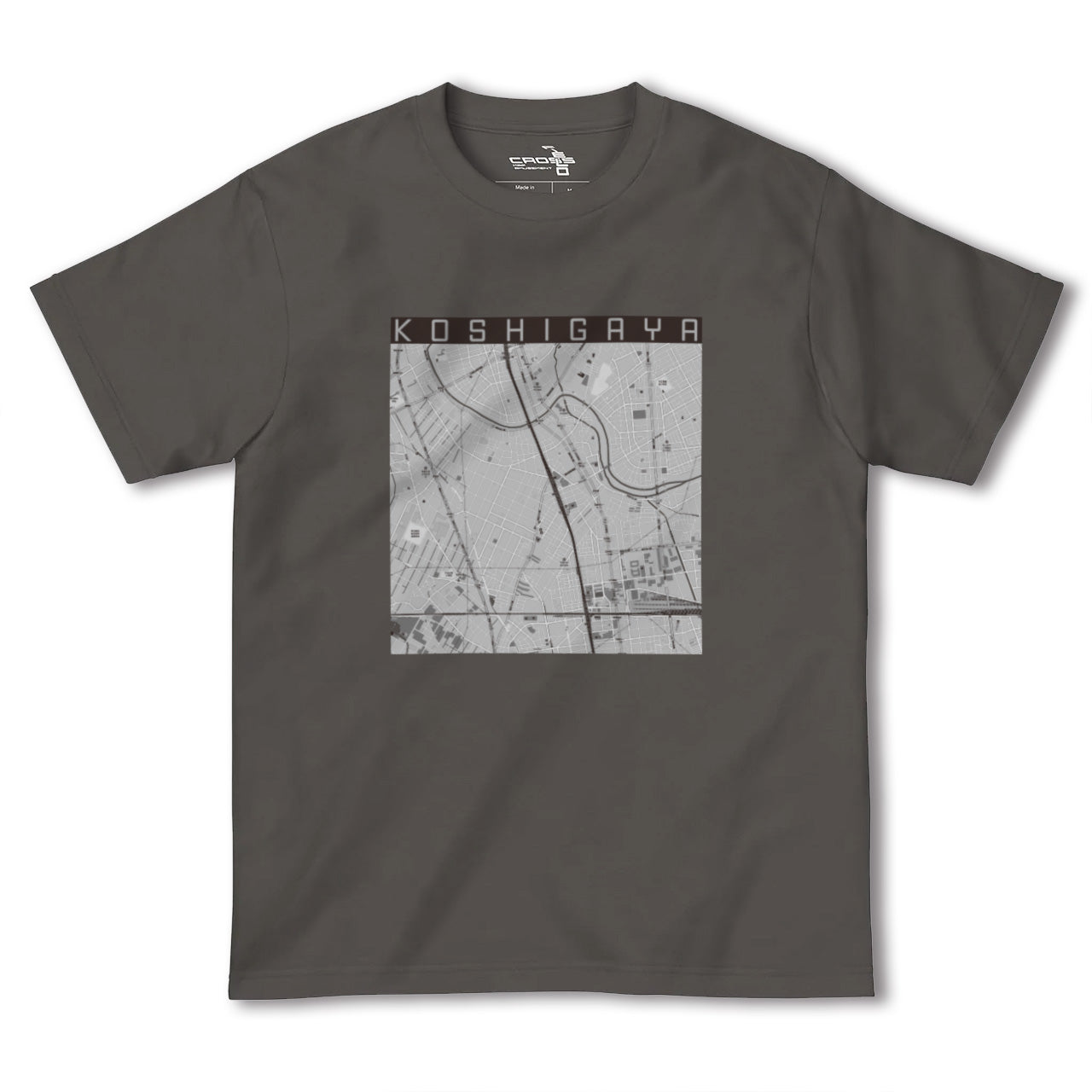 【越谷(埼玉県)】地図柄ヘビーウェイトTシャツ