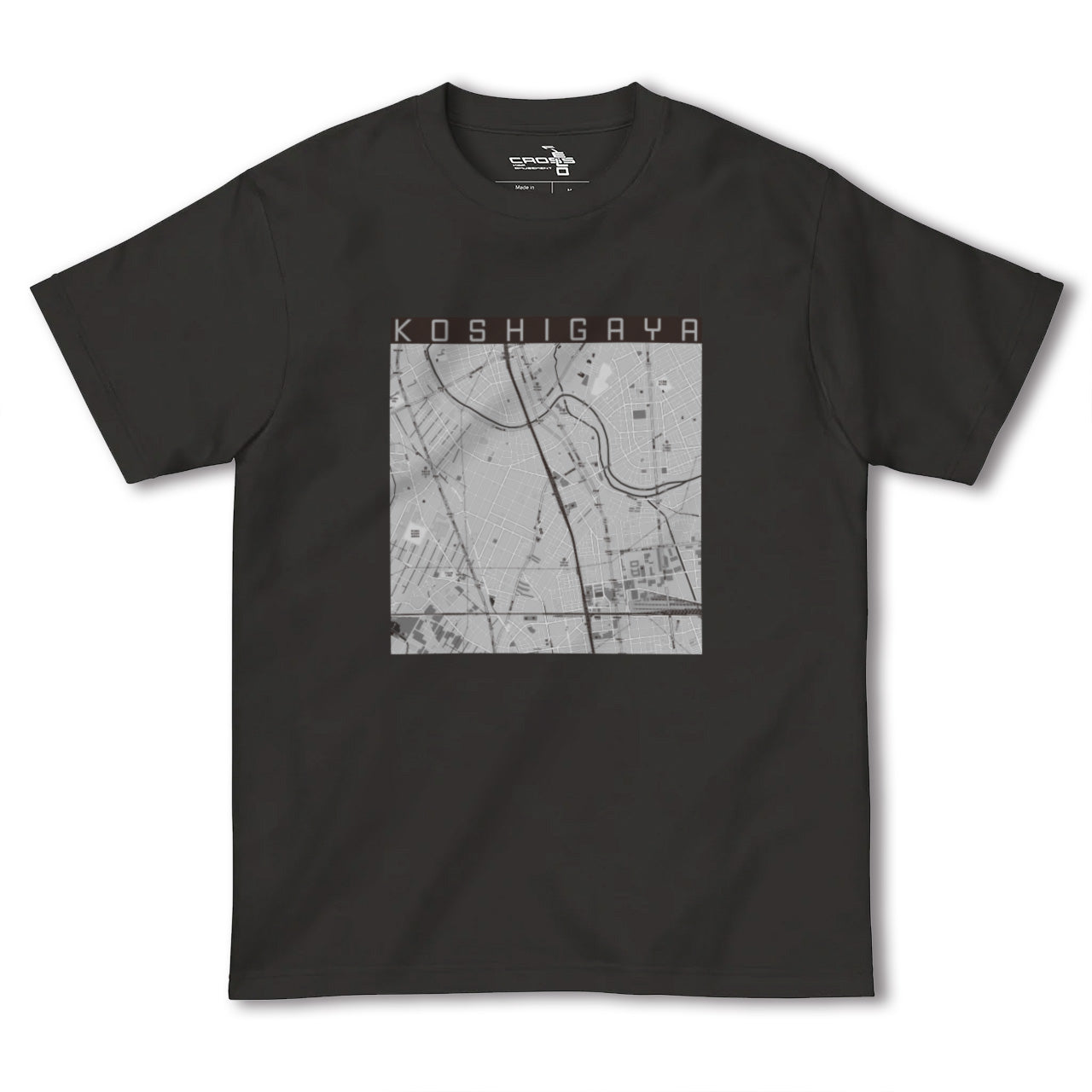 【越谷(埼玉県)】地図柄ヘビーウェイトTシャツ