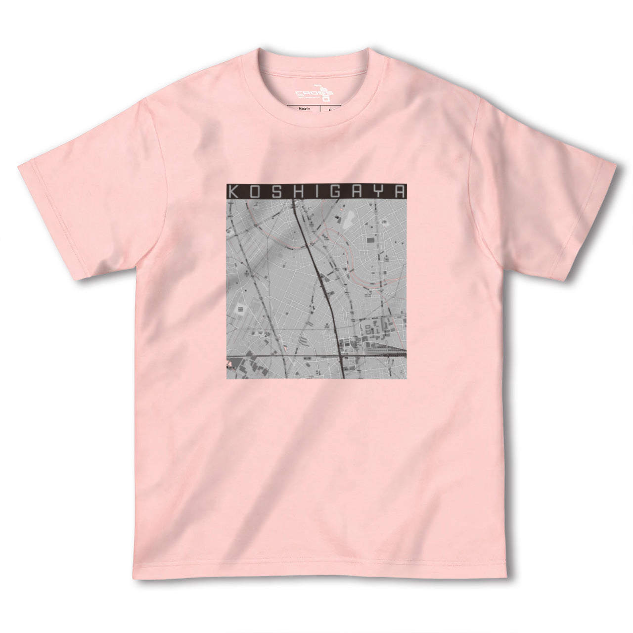 【越谷(埼玉県)】地図柄ヘビーウェイトTシャツ