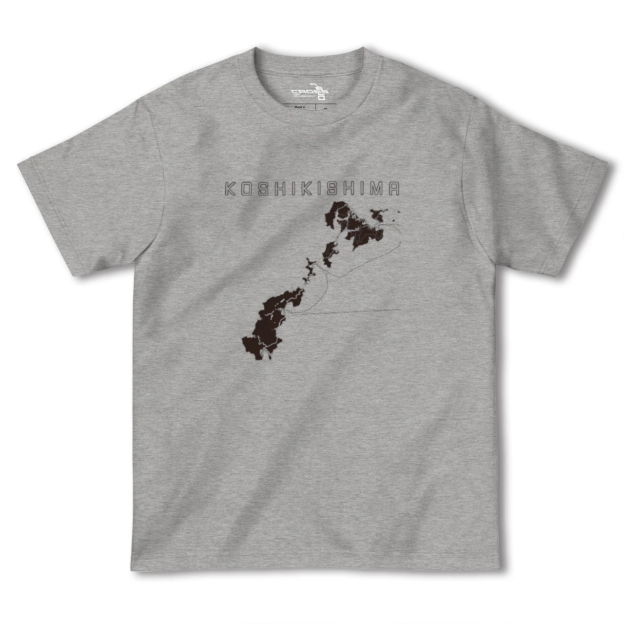 【甑島(鹿児島県)】地図柄ヘビーウェイトTシャツ