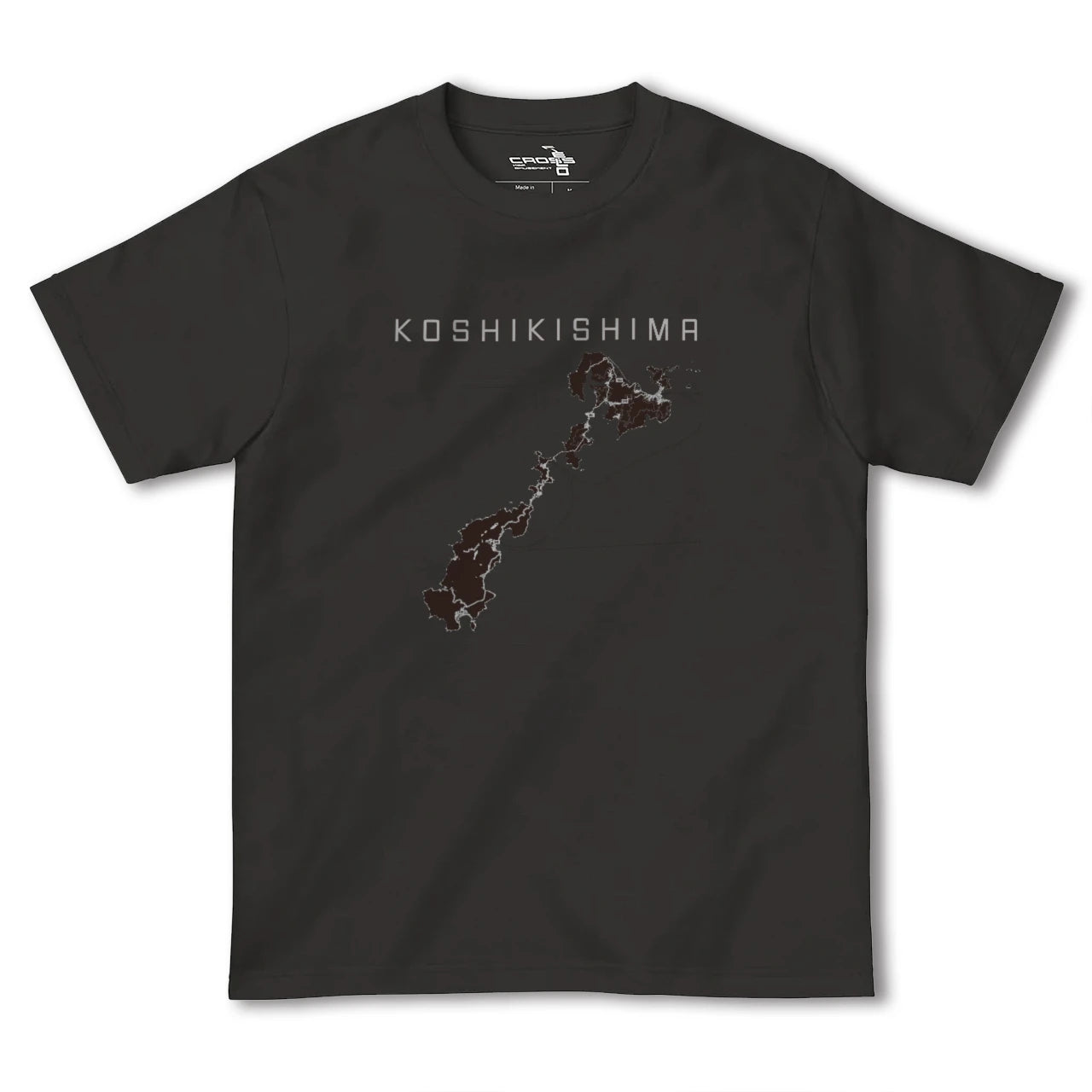 【甑島(鹿児島県)】地図柄ヘビーウェイトTシャツ