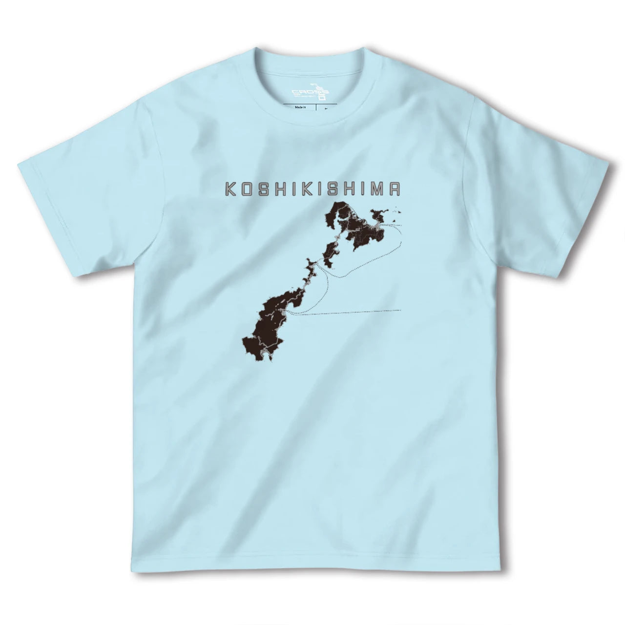 【甑島(鹿児島県)】地図柄ヘビーウェイトTシャツ