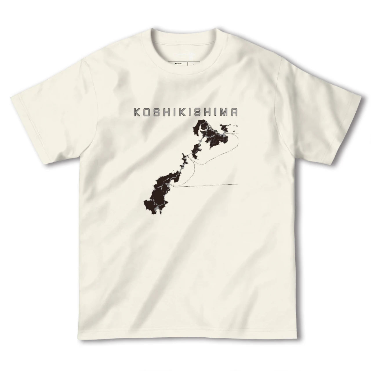 【甑島(鹿児島県)】地図柄ヘビーウェイトTシャツ