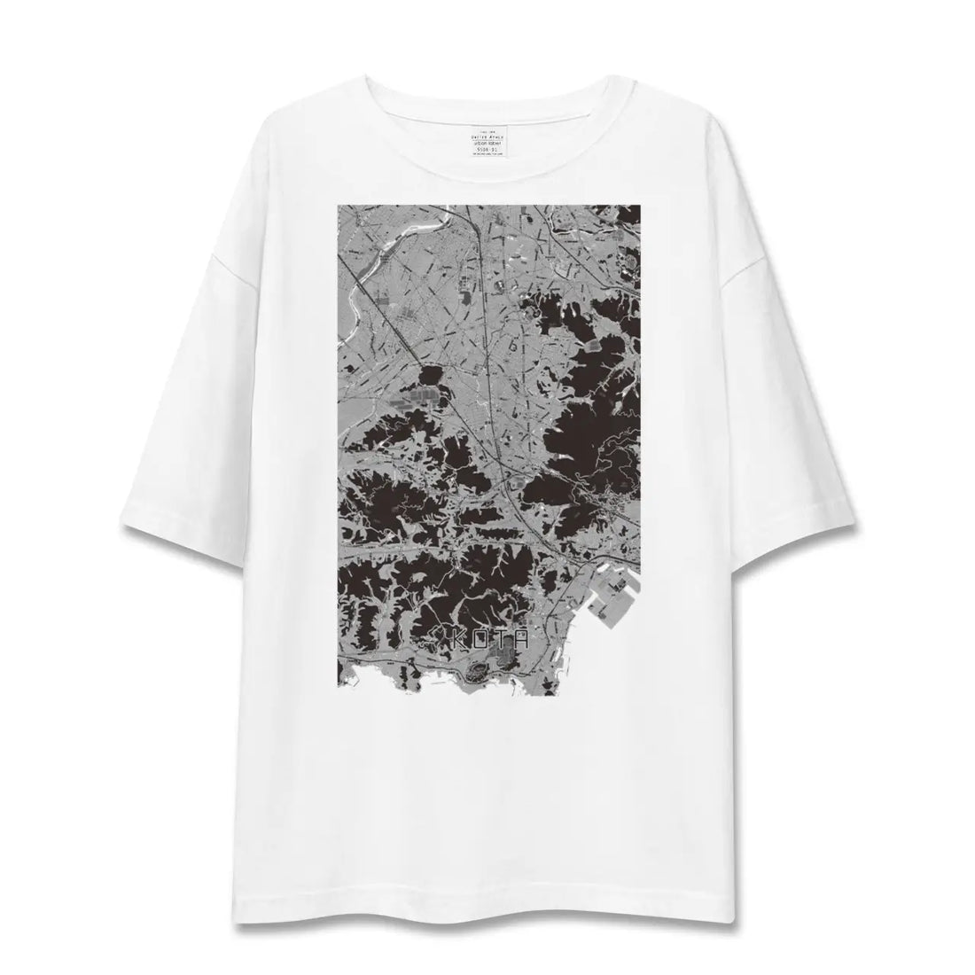 【幸田(愛知県)】地図柄ビッグシルエットTシャツ