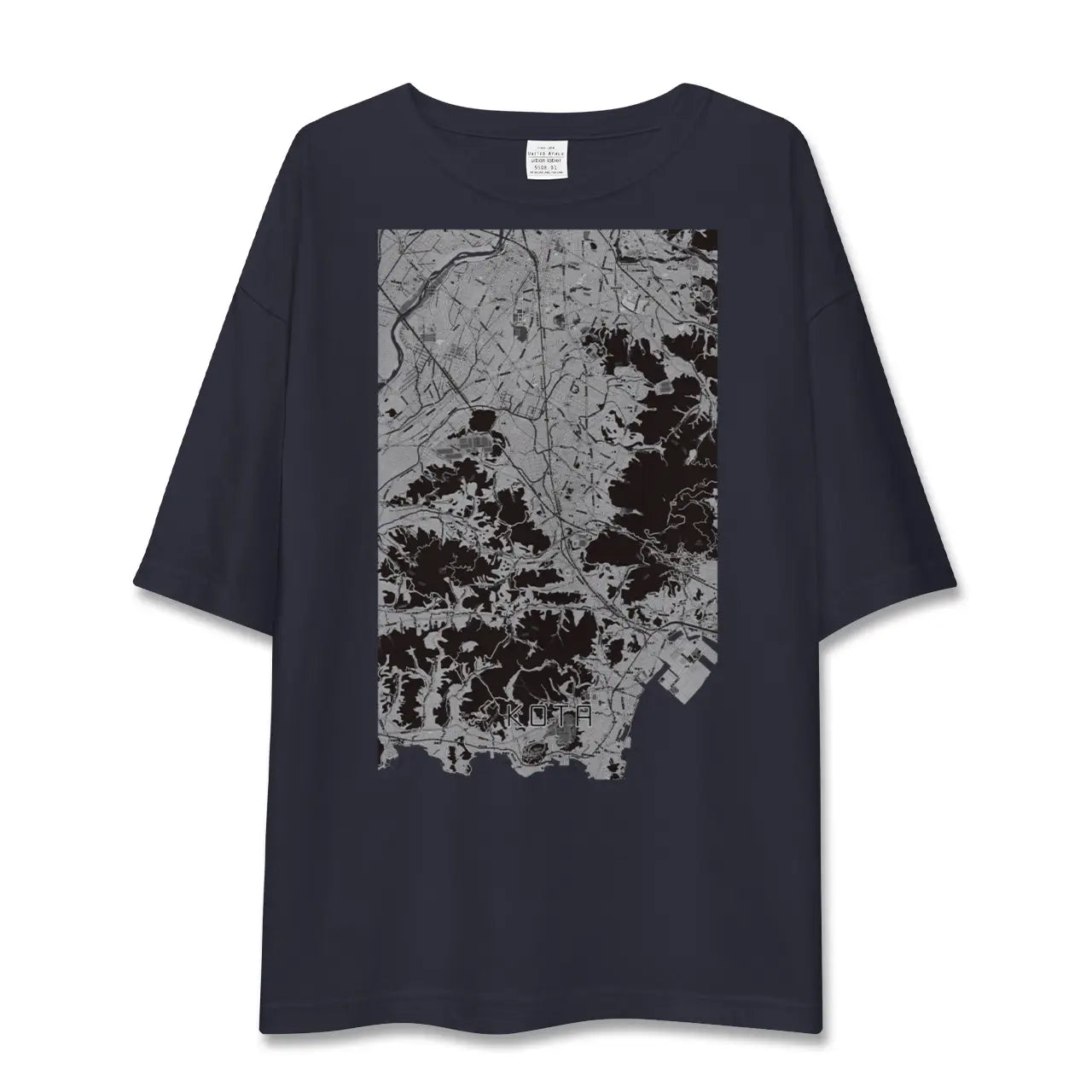 【幸田(愛知県)】地図柄ビッグシルエットTシャツ
