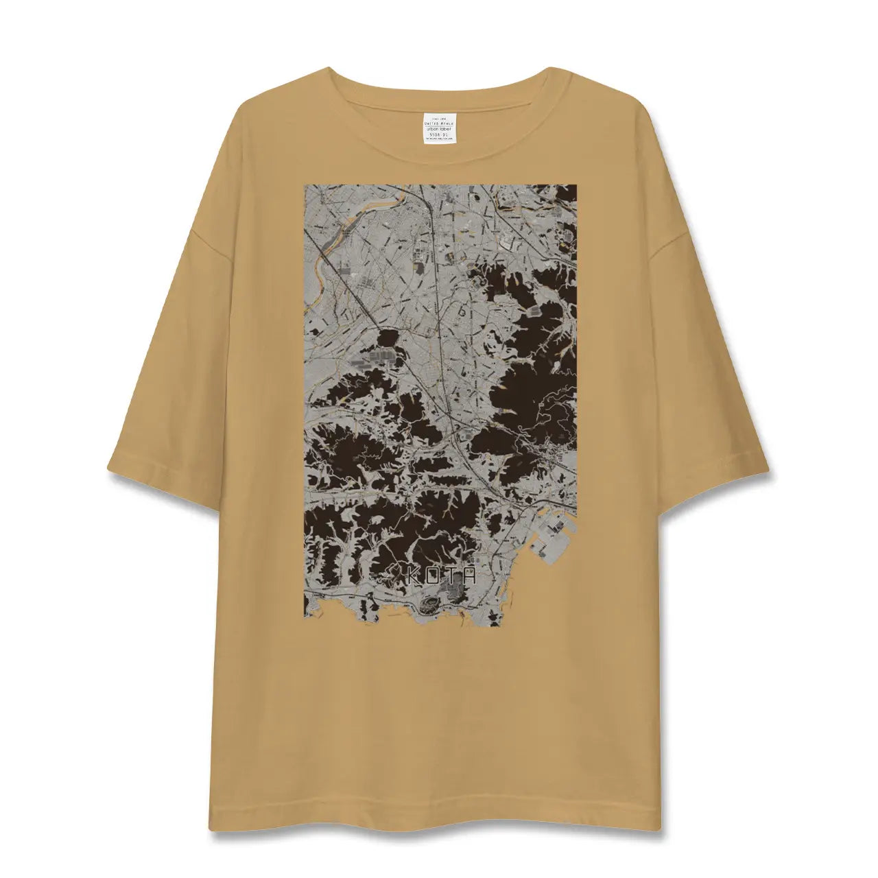 【幸田(愛知県)】地図柄ビッグシルエットTシャツ