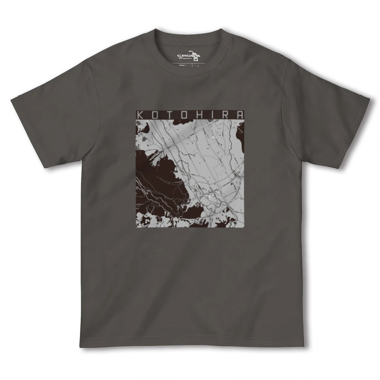 【琴平(香川県)】地図柄ヘビーウェイトTシャツ