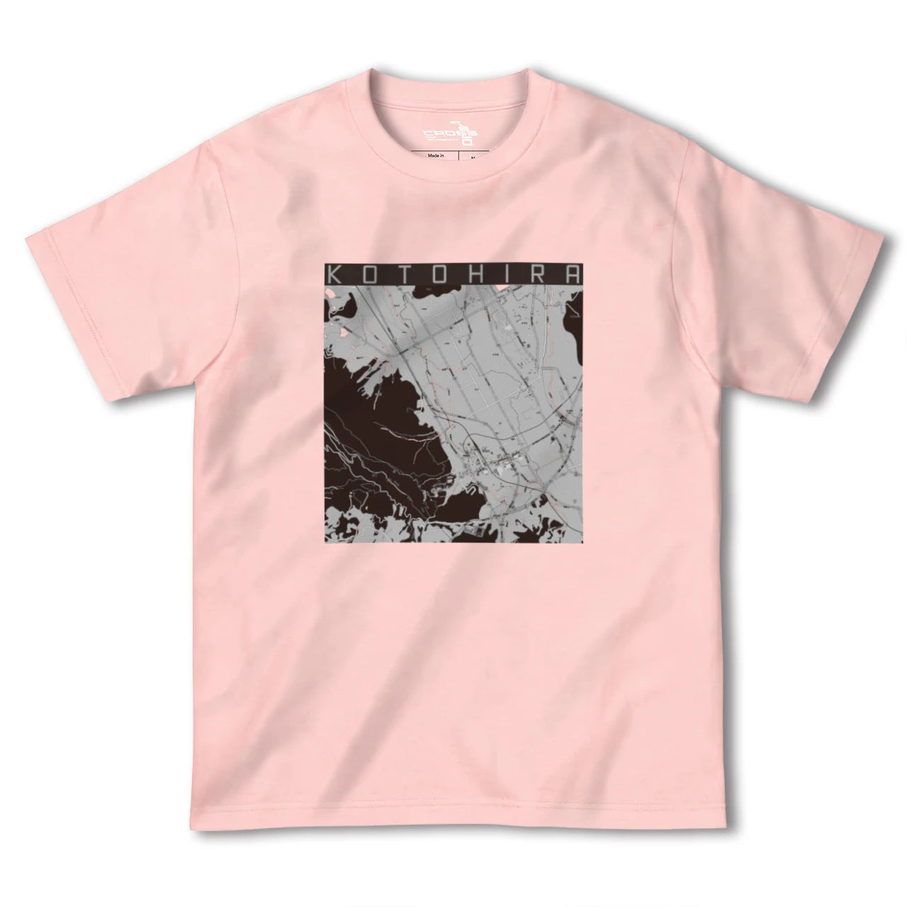 【琴平(香川県)】地図柄ヘビーウェイトTシャツ