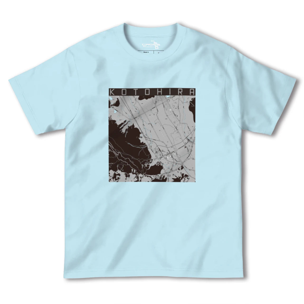 【琴平(香川県)】地図柄ヘビーウェイトTシャツ
