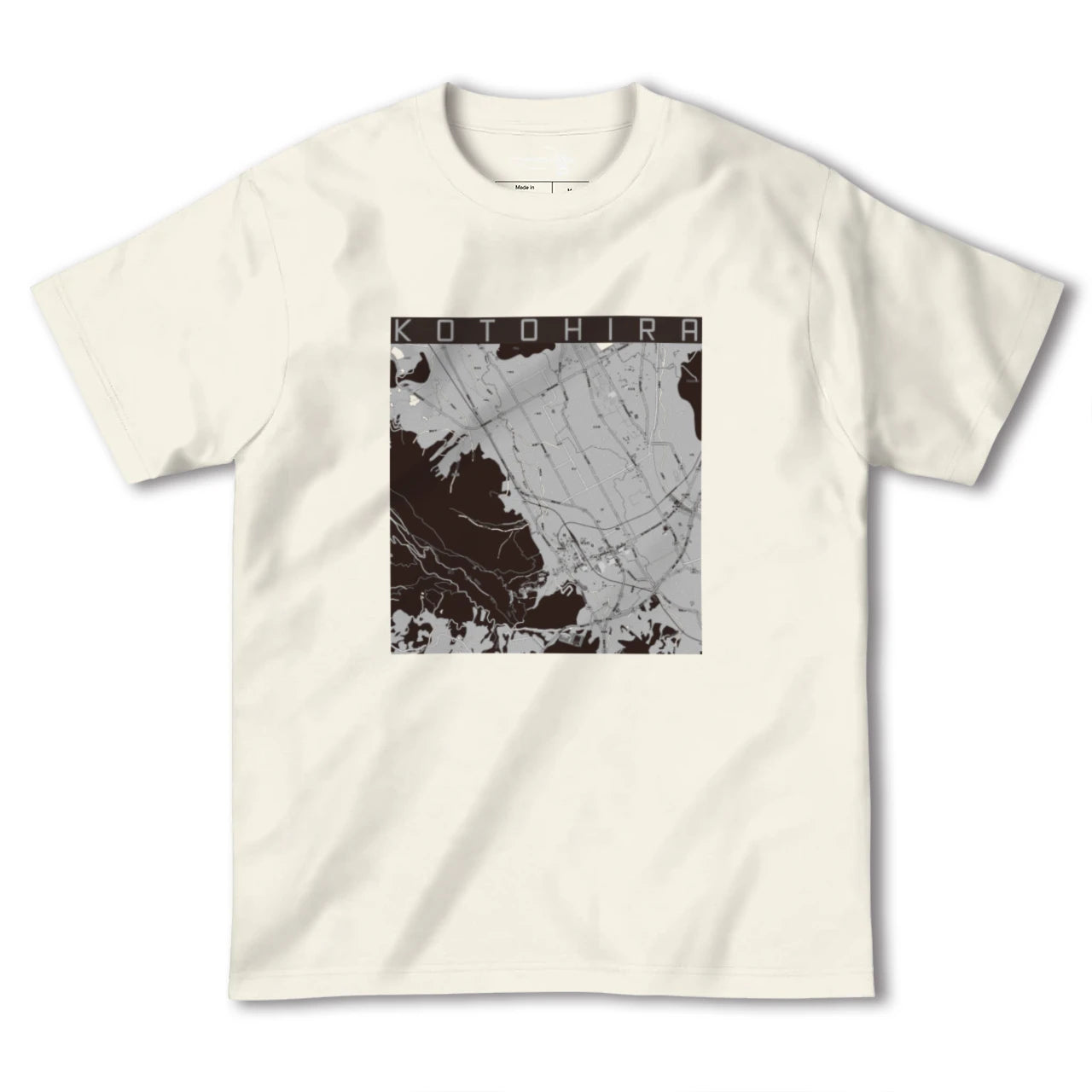 【琴平(香川県)】地図柄ヘビーウェイトTシャツ