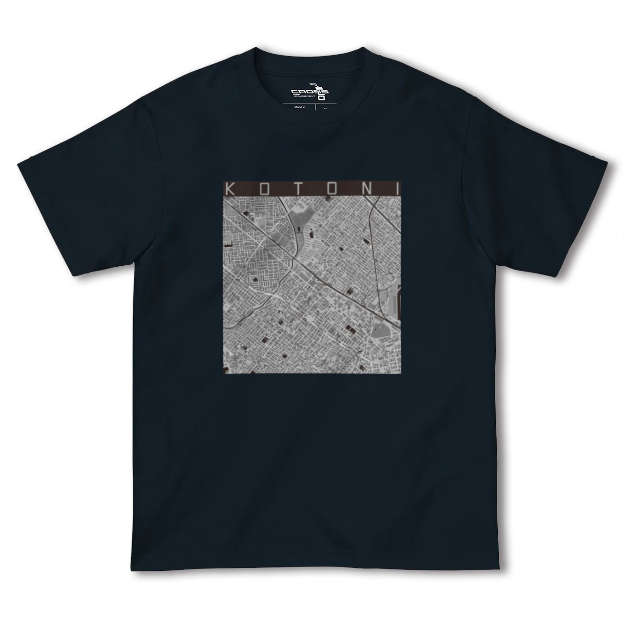 【琴似(北海道)】地図柄ヘビーウェイトTシャツ