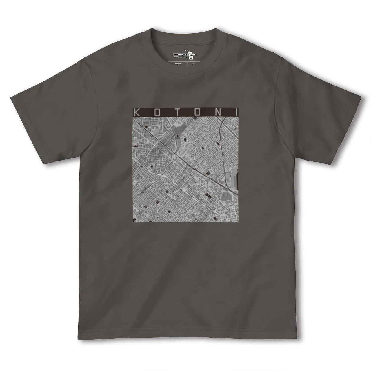 【琴似(北海道)】地図柄ヘビーウェイトTシャツ