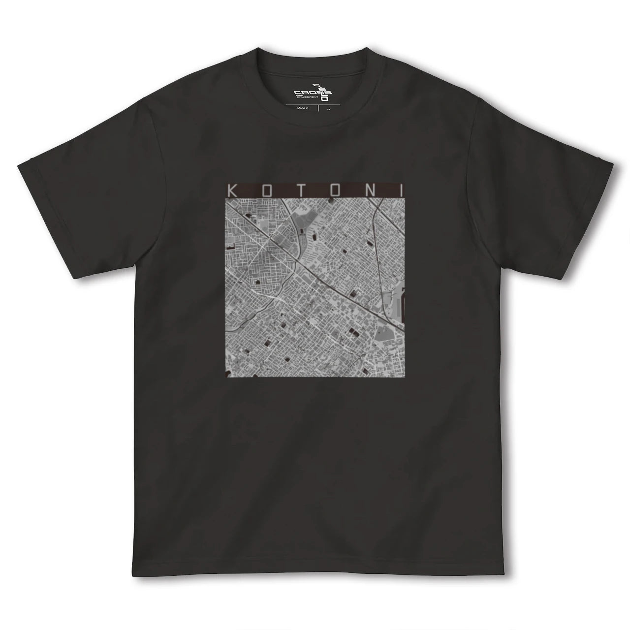 【琴似(北海道)】地図柄ヘビーウェイトTシャツ