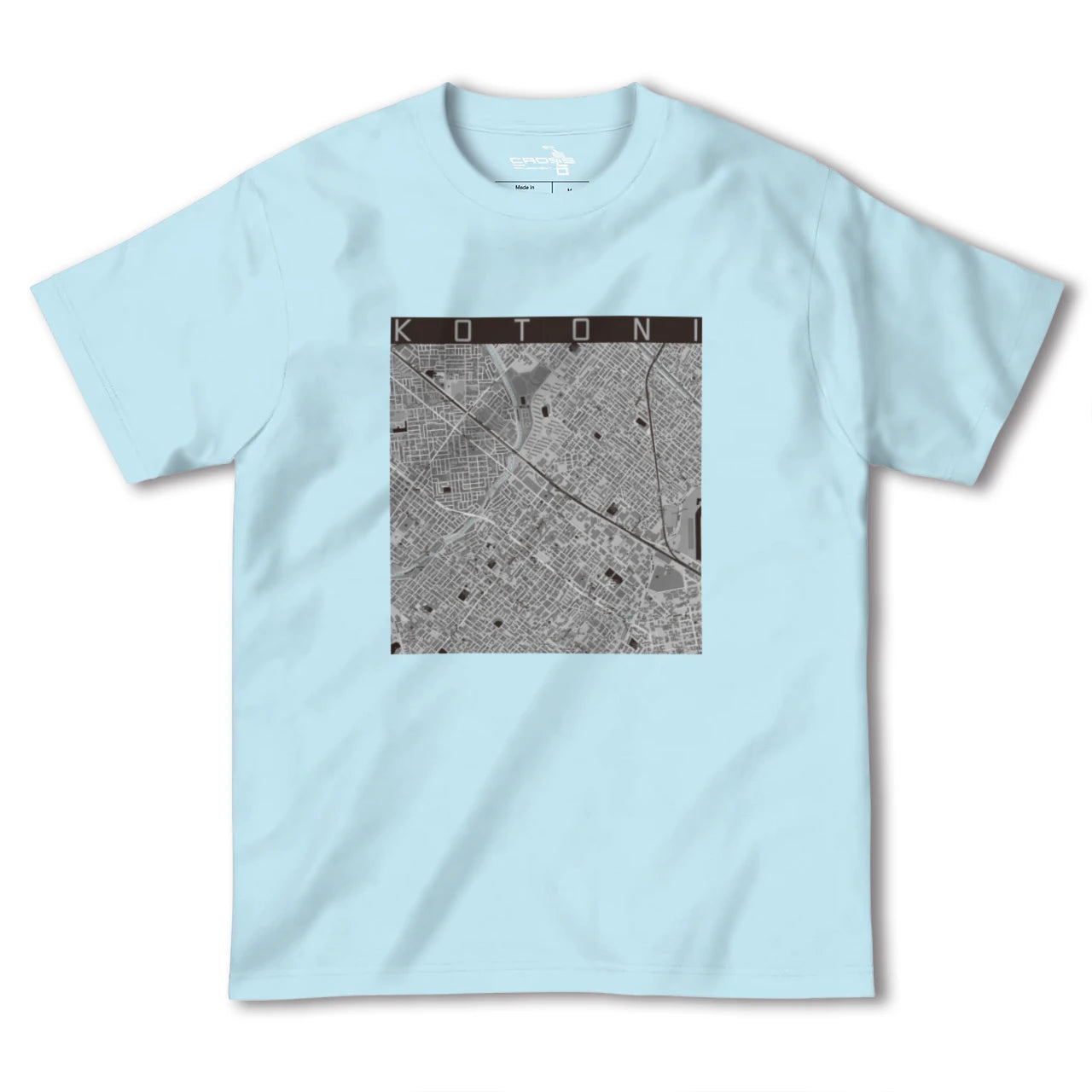 【琴似(北海道)】地図柄ヘビーウェイトTシャツ