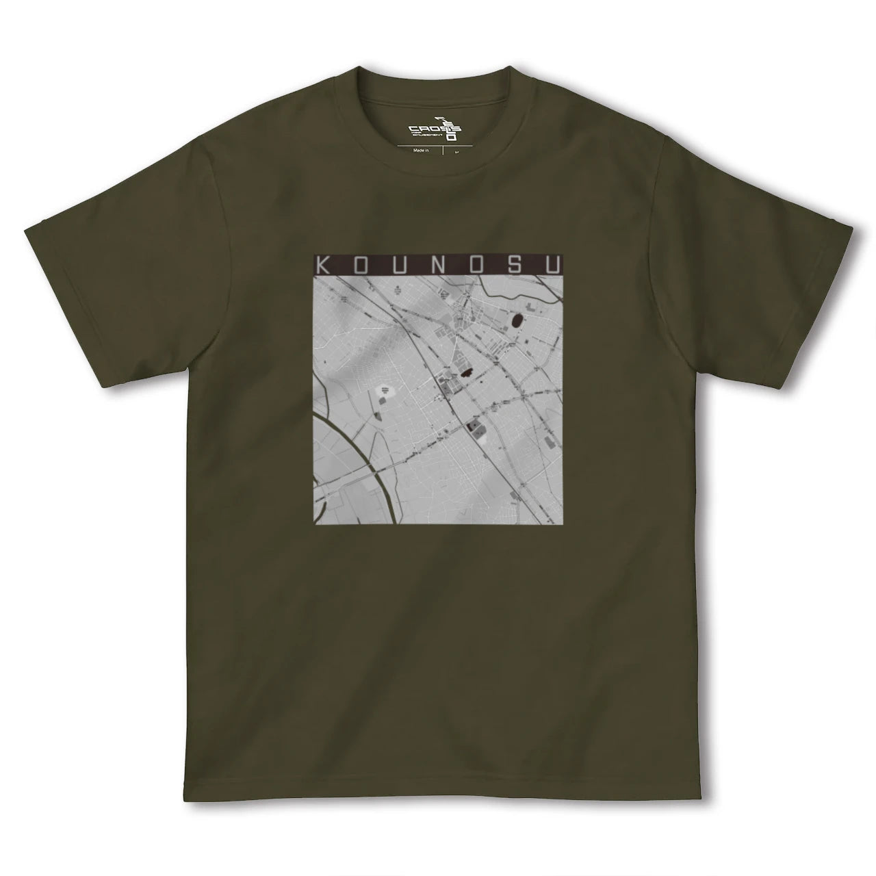 【鴻巣(埼玉県)】地図柄ヘビーウェイトTシャツ