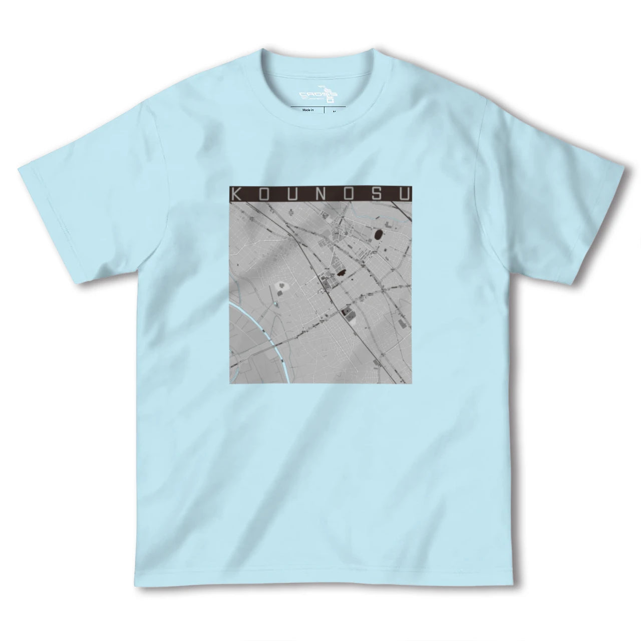 【鴻巣(埼玉県)】地図柄ヘビーウェイトTシャツ