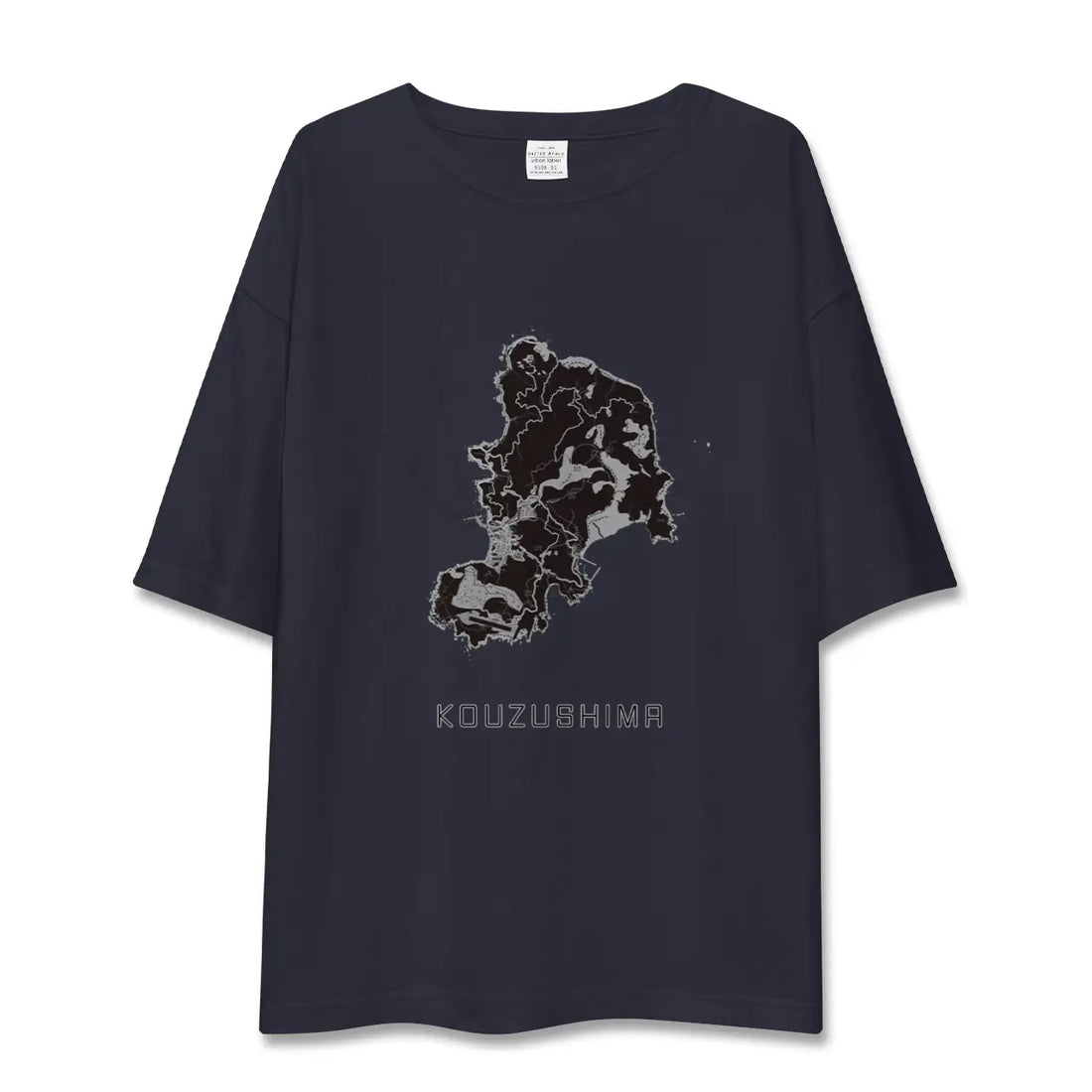 【神津島(東京都)】地図柄ビッグシルエットTシャツ