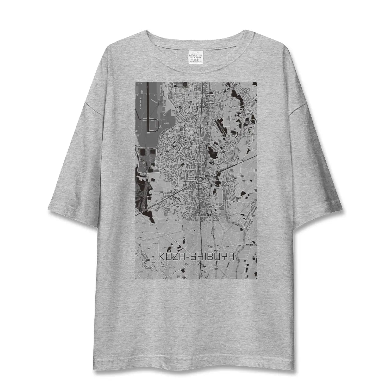 【高座渋谷(神奈川県)】地図柄ビッグシルエットTシャツ