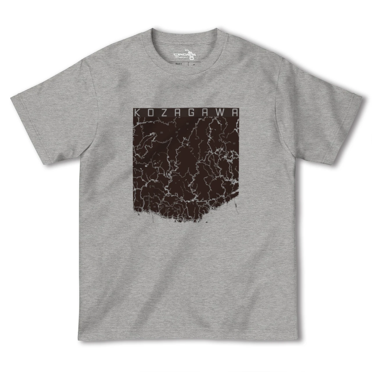 【古座川(和歌山県)】地図柄ヘビーウェイトTシャツ