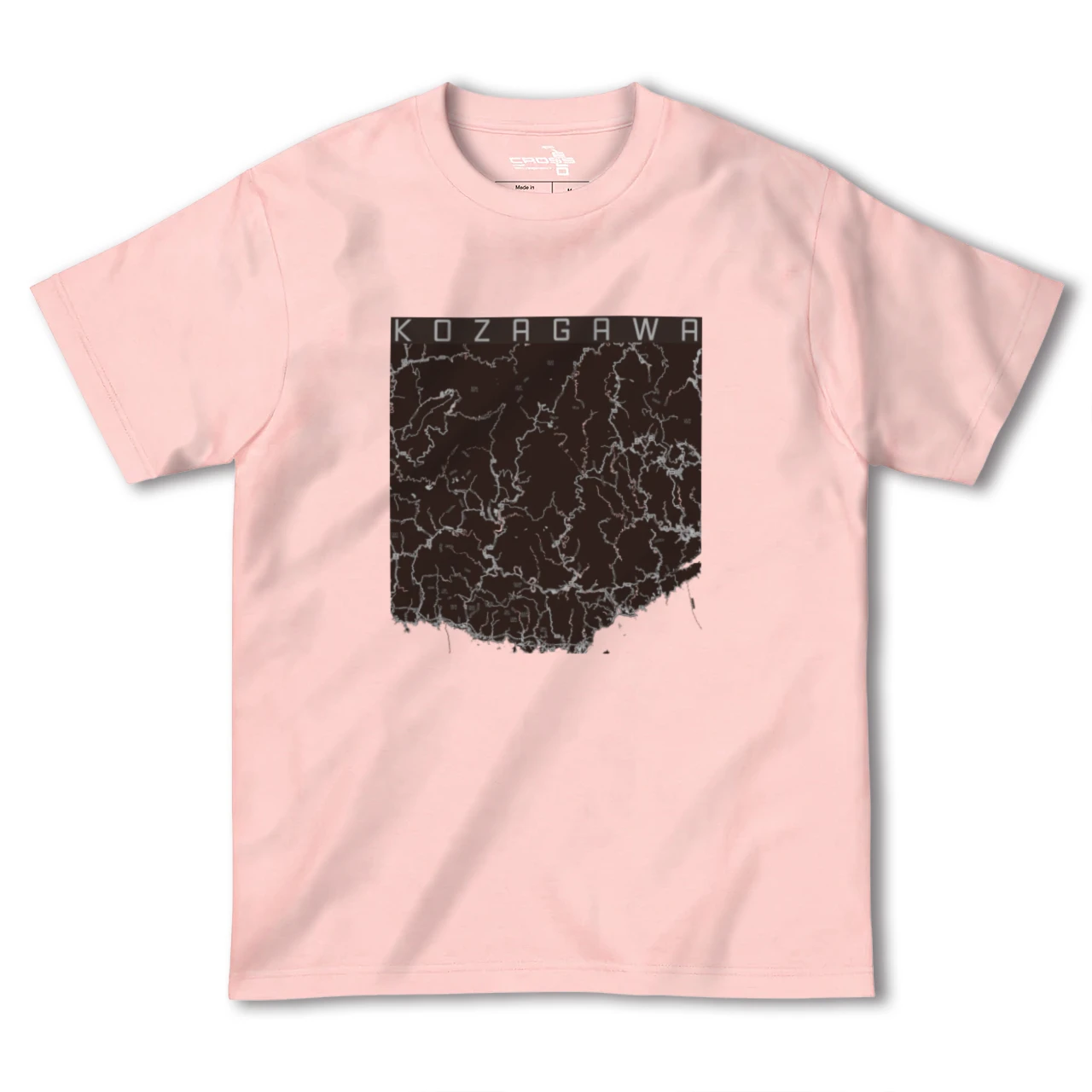 【古座川(和歌山県)】地図柄ヘビーウェイトTシャツ