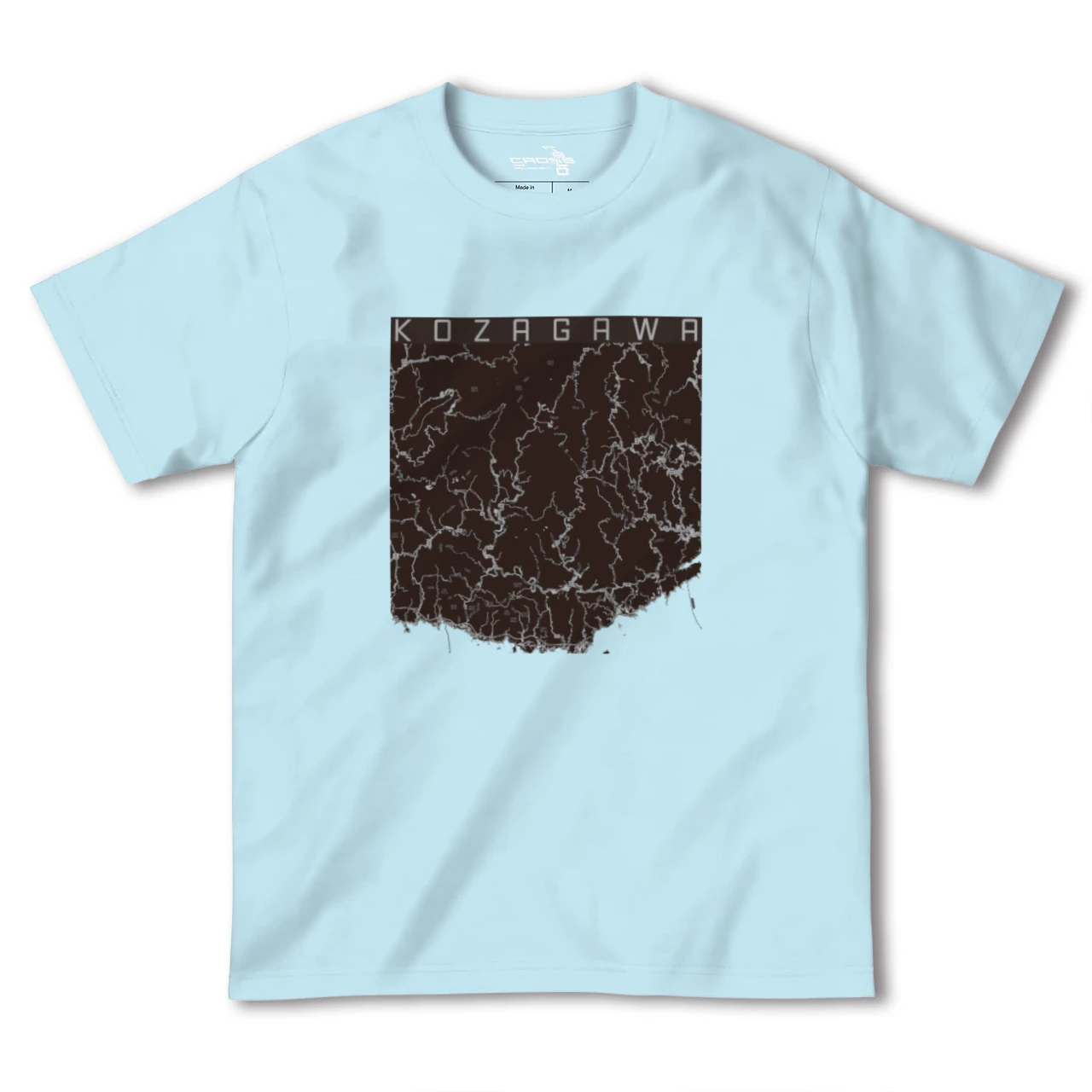 【古座川(和歌山県)】地図柄ヘビーウェイトTシャツ