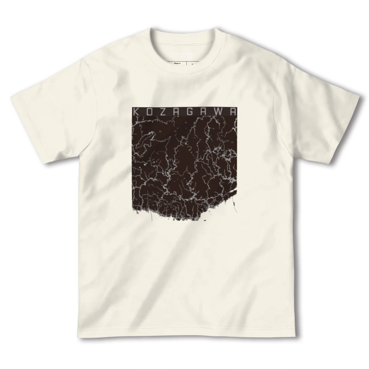 【古座川(和歌山県)】地図柄ヘビーウェイトTシャツ