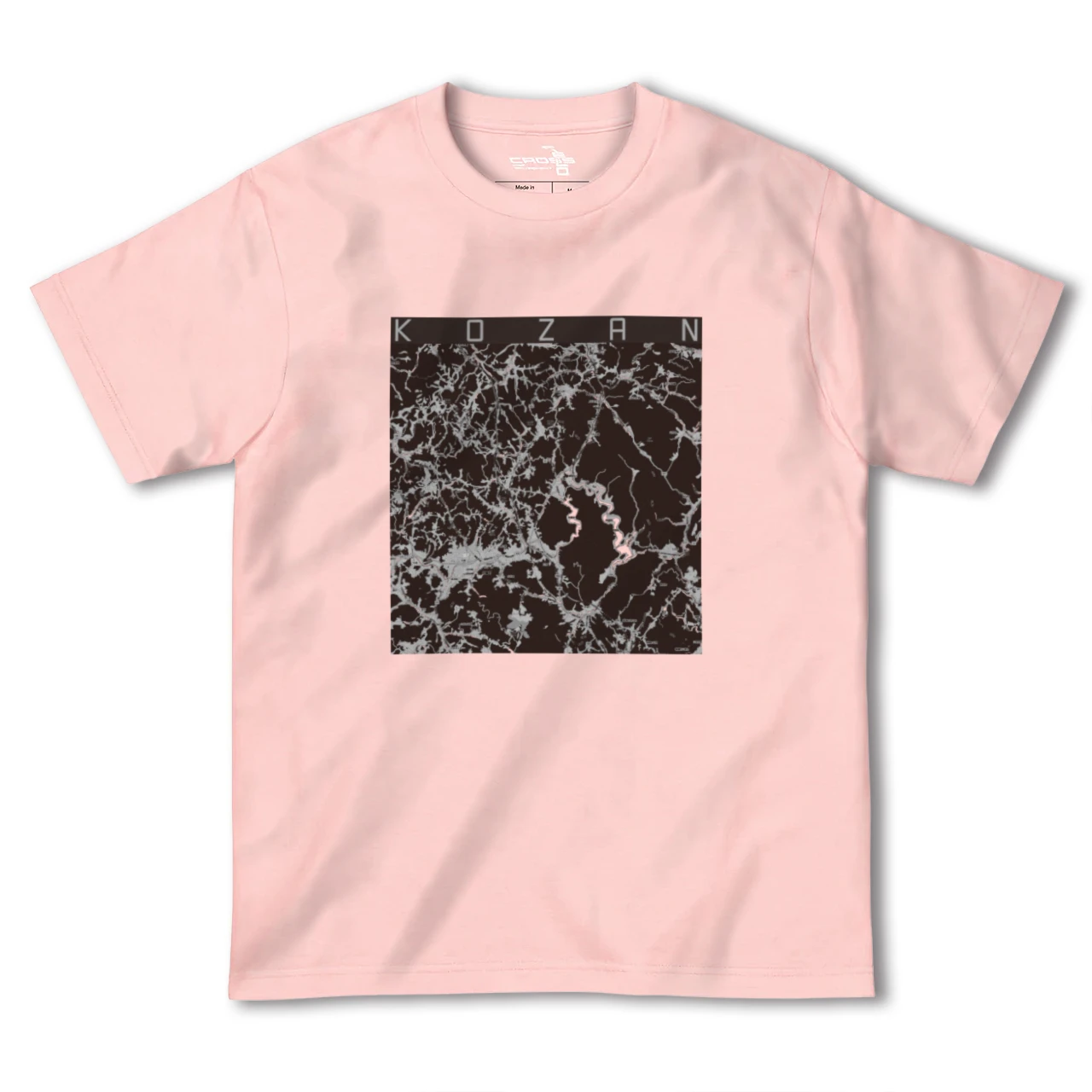 【甲山(広島県)】地図柄ヘビーウェイトTシャツ
