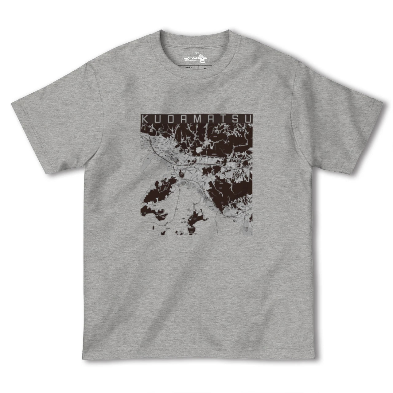 【下松(山口県)】地図柄ヘビーウェイトTシャツ
