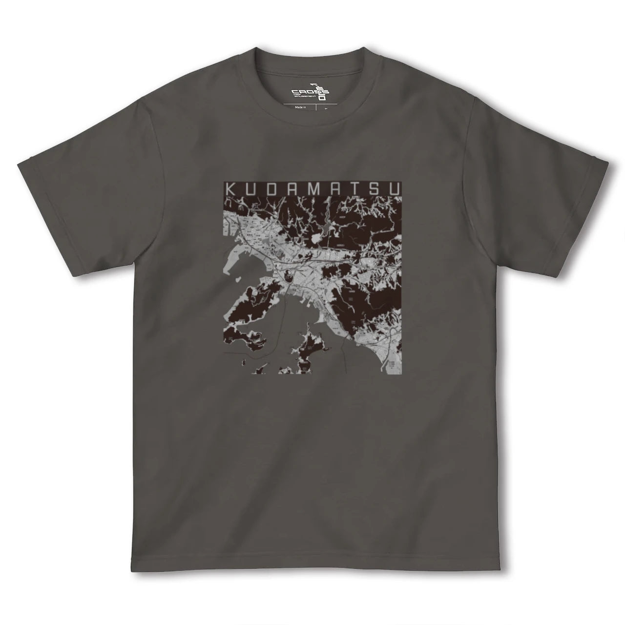 【下松(山口県)】地図柄ヘビーウェイトTシャツ