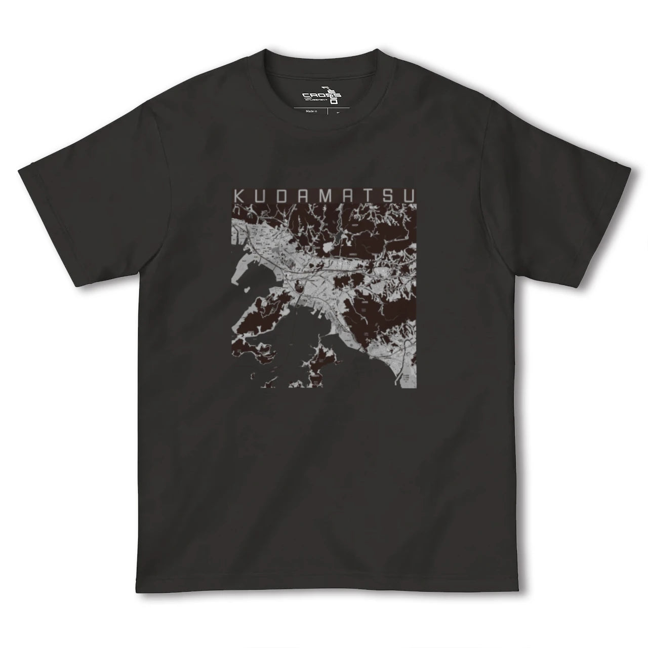 【下松(山口県)】地図柄ヘビーウェイトTシャツ
