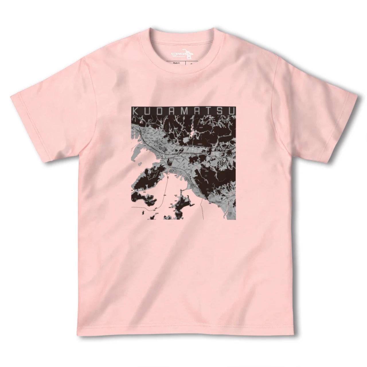 【下松(山口県)】地図柄ヘビーウェイトTシャツ