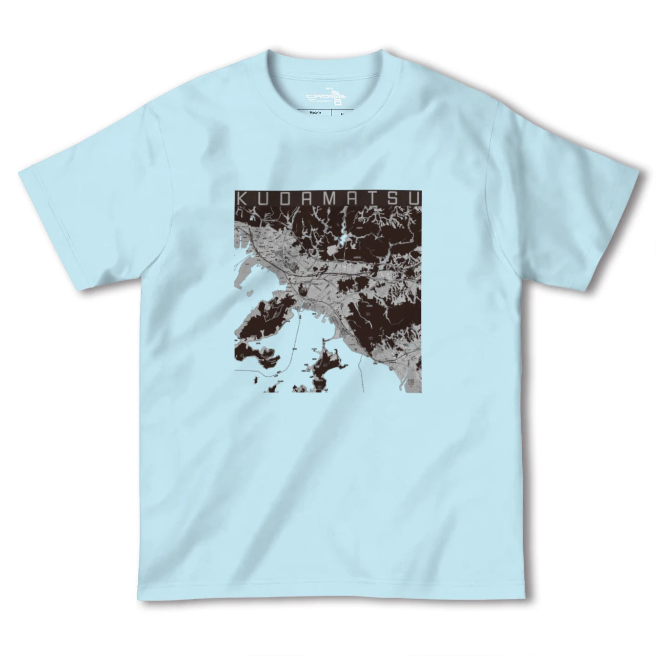 【下松(山口県)】地図柄ヘビーウェイトTシャツ